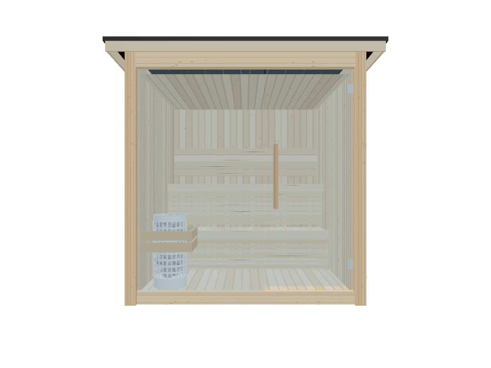 Fah Medium (4-person) — Custom Saunas