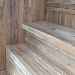 Sauna Bench Design - Bench to Floor