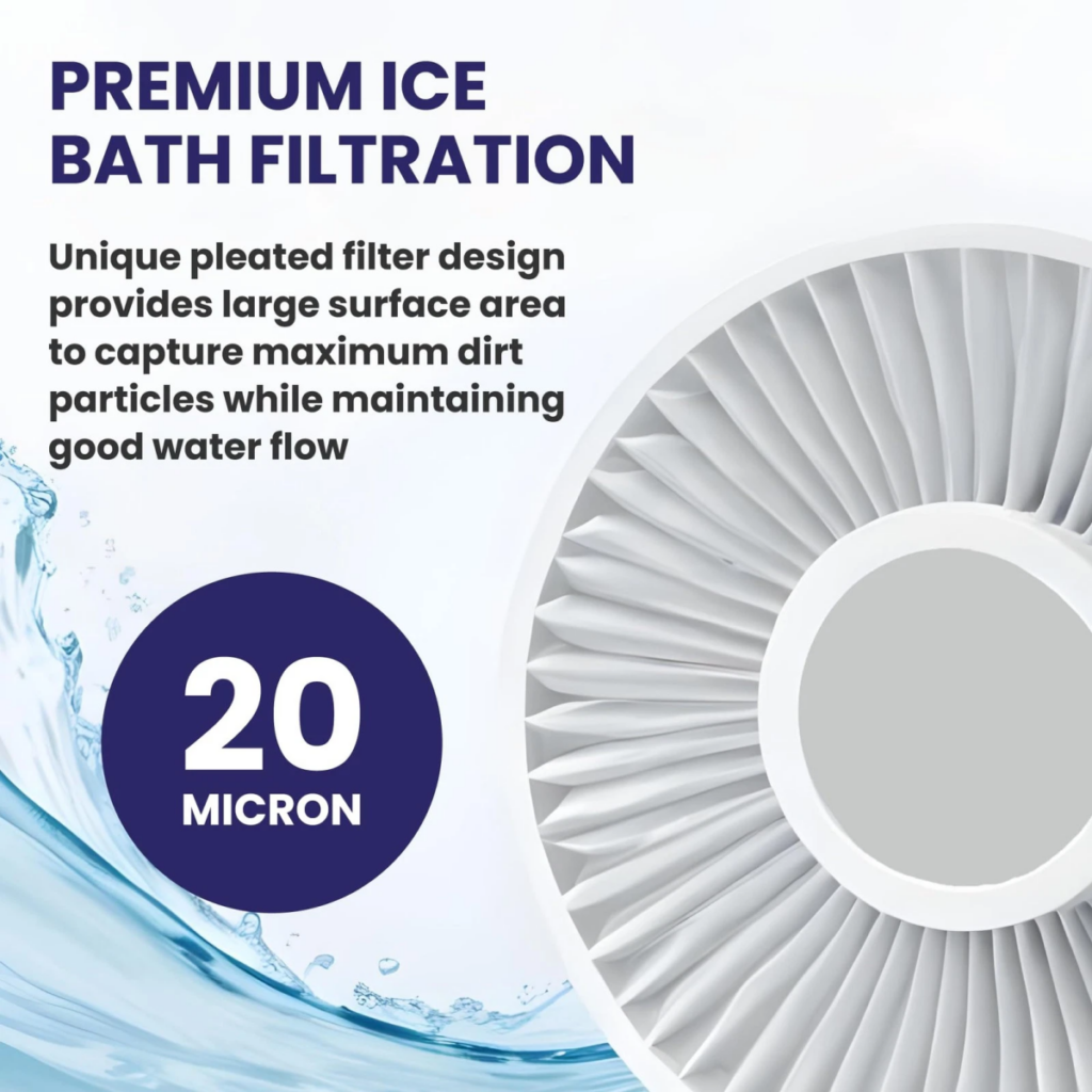 Close up of chiller filter