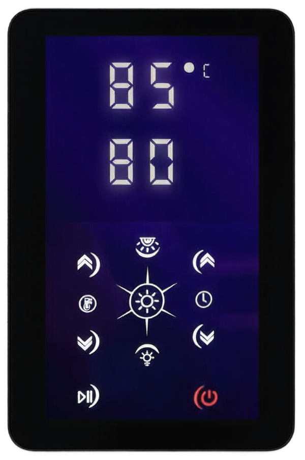 Touchscreen Sauna Heater Control Panel