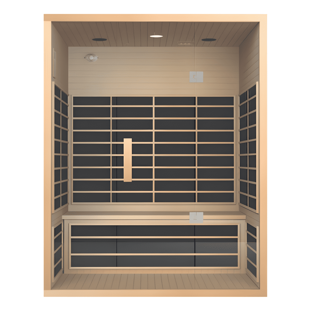 2-3 Person Infrared Carbon Panel Indoor Sauna _ Sisu