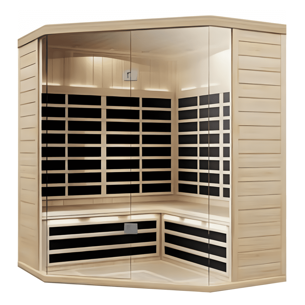4 Person Infrared Carbon Panel Indoor Sauna _ Sisu