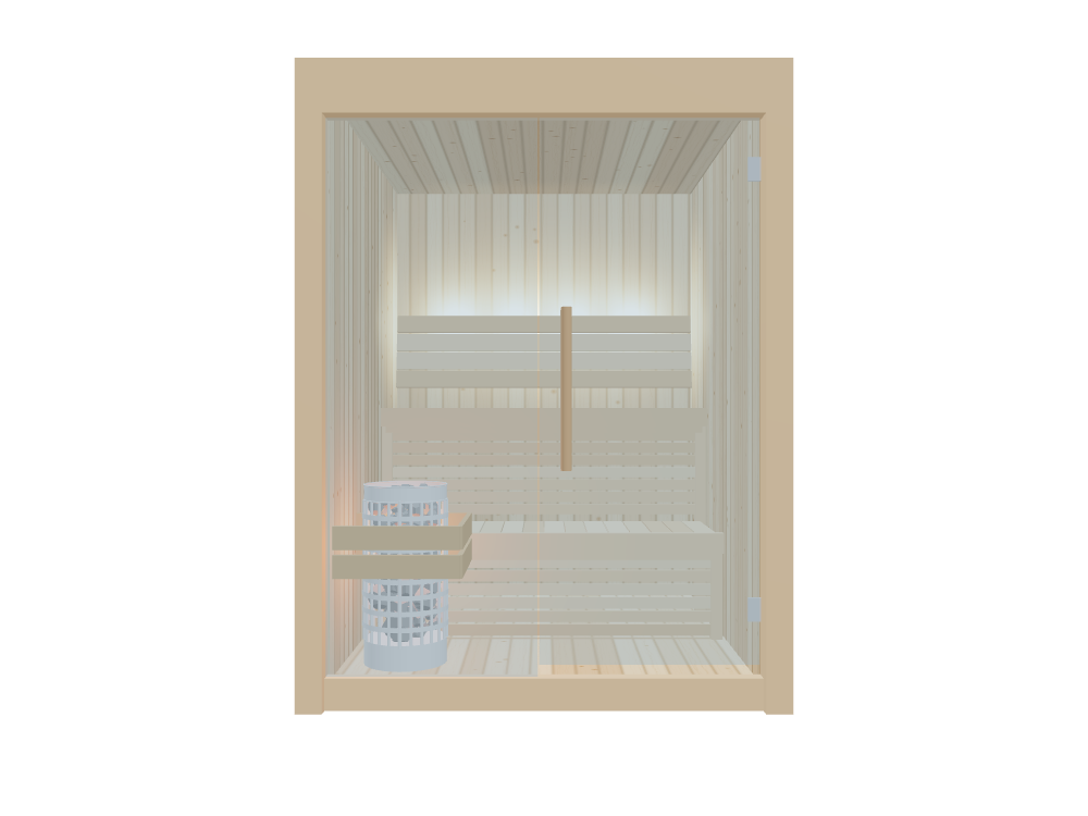 The Narak Indoor Sauna Room – 2-3 Person