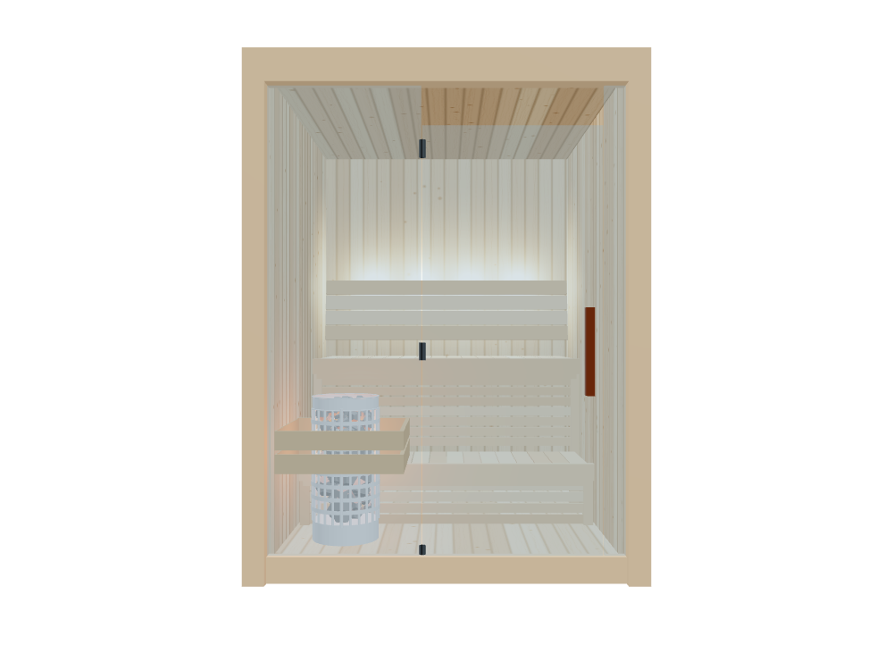 The Narak Indoor Sauna Room – 2-3 Person