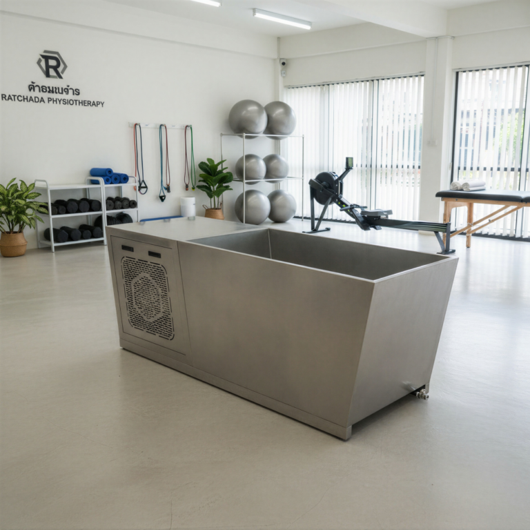 All-in-one Silver Ice Bath | Stainless Steel