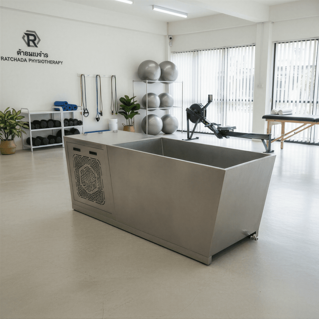 All-in-one Silver Ice Bath | Stainless Steel