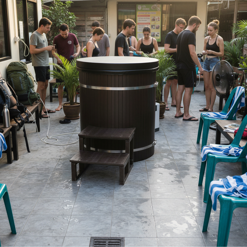 Acrylic Plunge Ice Bath | PVC & Stainless Steel