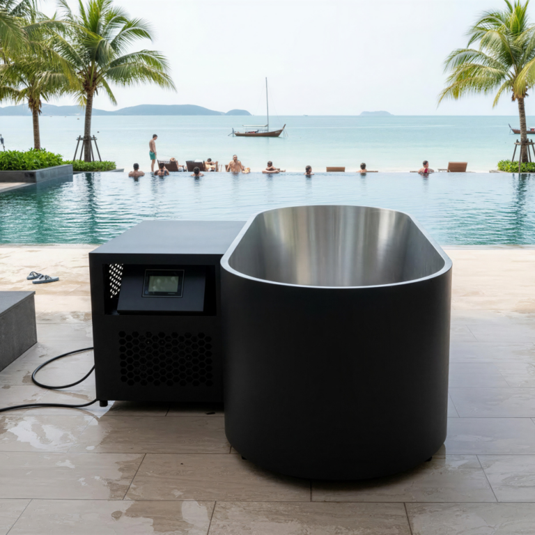 Black Steel Ice Bath | Stainless Steel
