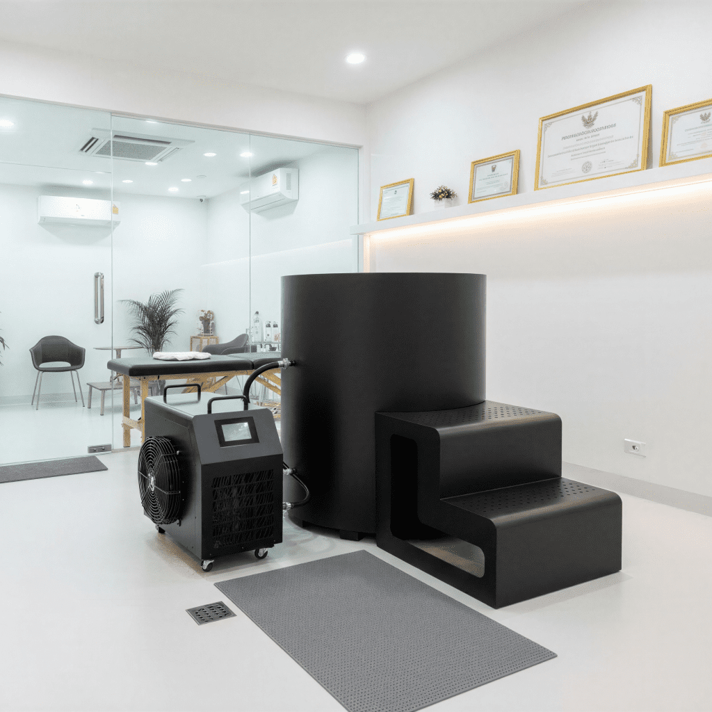 Black Plunge Ice Bath | Stainless Steel