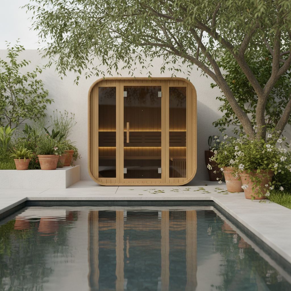 Cubed Barrel Sauna