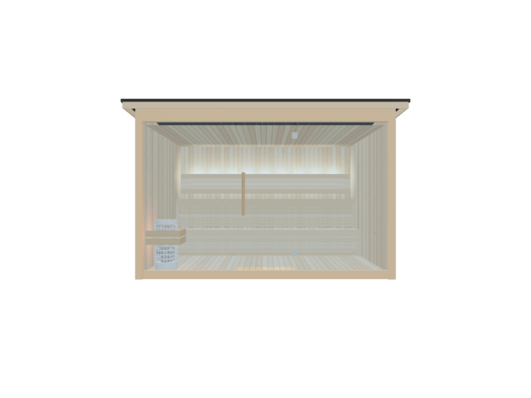 The Fah Outdoor Sauna Room – 10 Person