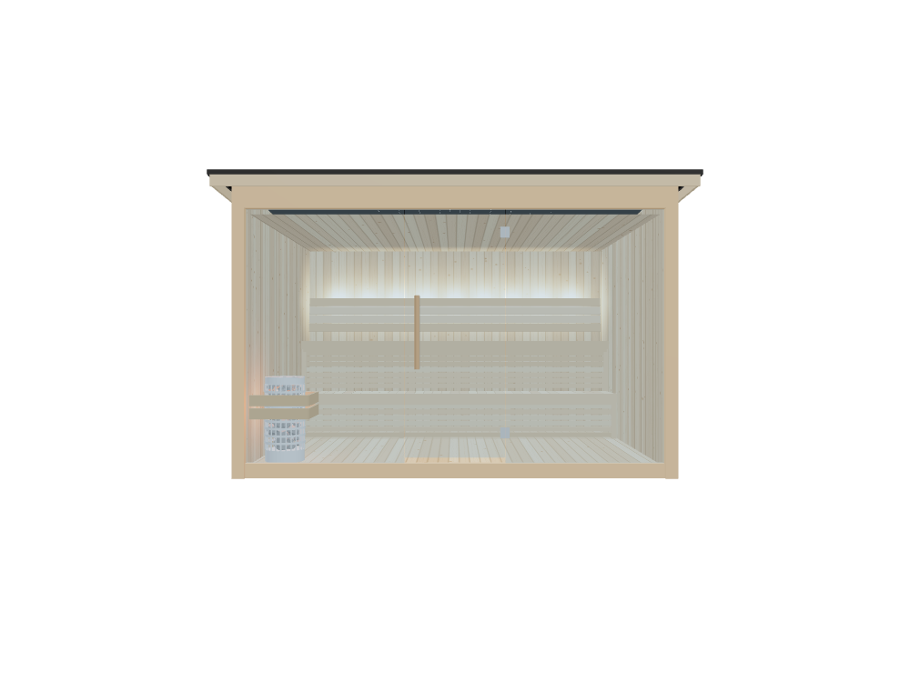 The Fah Outdoor Sauna Room – 10 Person