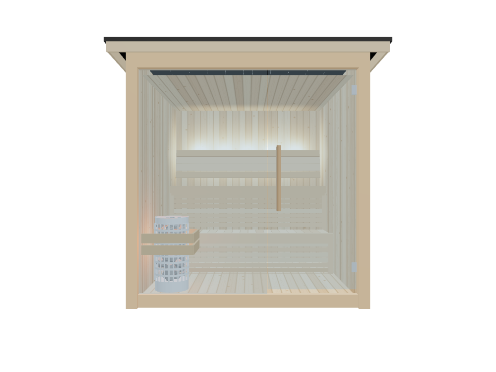 The Fah Outdoor Sauna Room – 4 Person