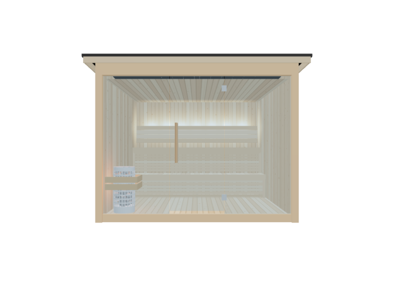 The Fah Outdoor Sauna Room – 8 Person