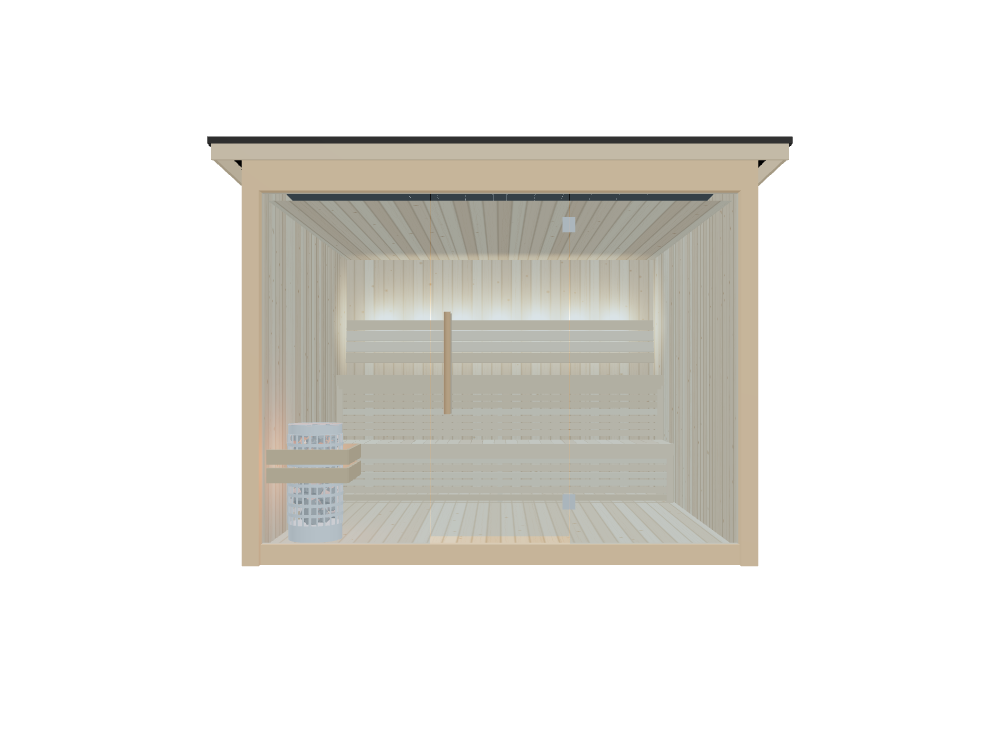 The Fah Outdoor Sauna Room – 8 Person