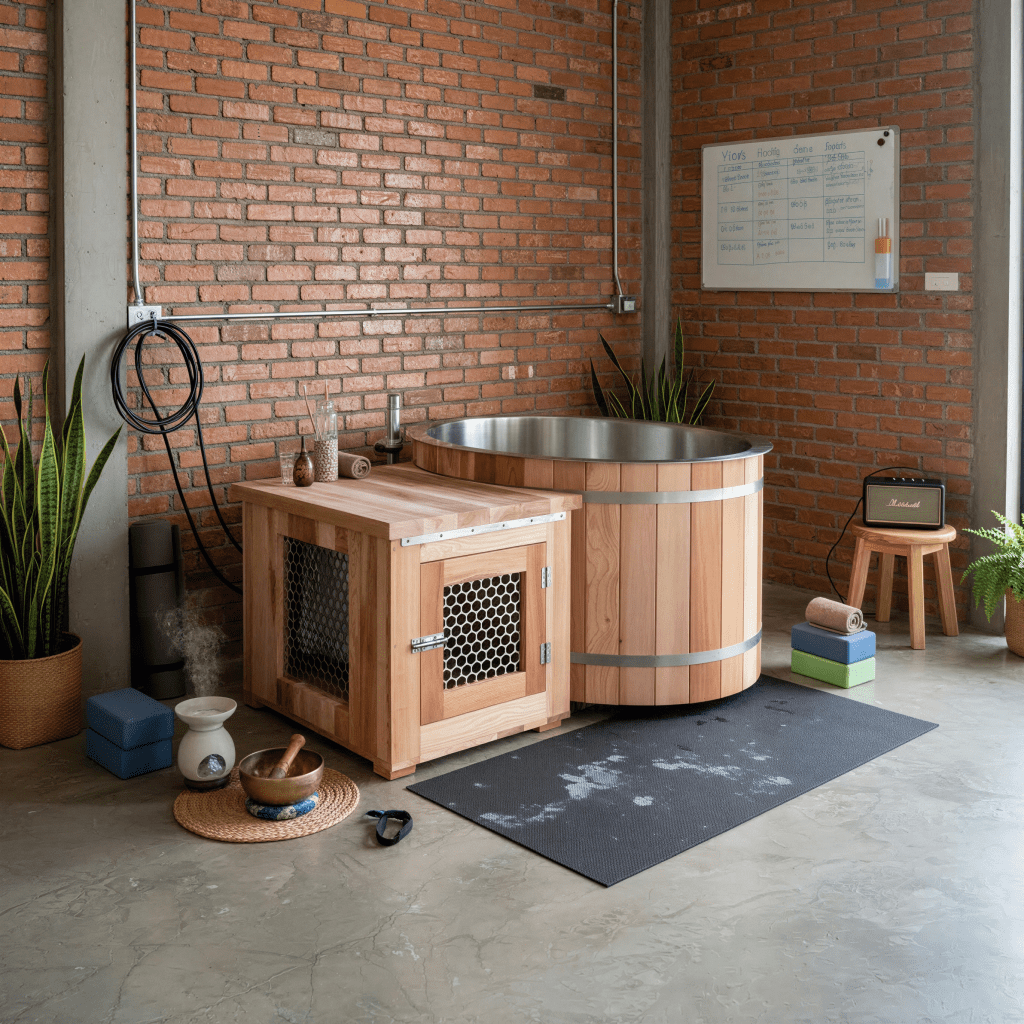 Red Cedar & Stainless Steel Ice Bath | Sisu Thailand