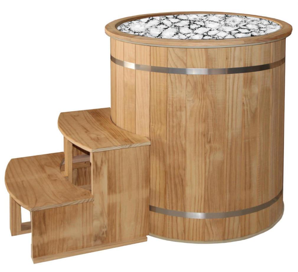 Barrel Ice Bath | NZ Knotless Spruce & Stainless Steel